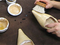 靴メンテナンス 作業工程